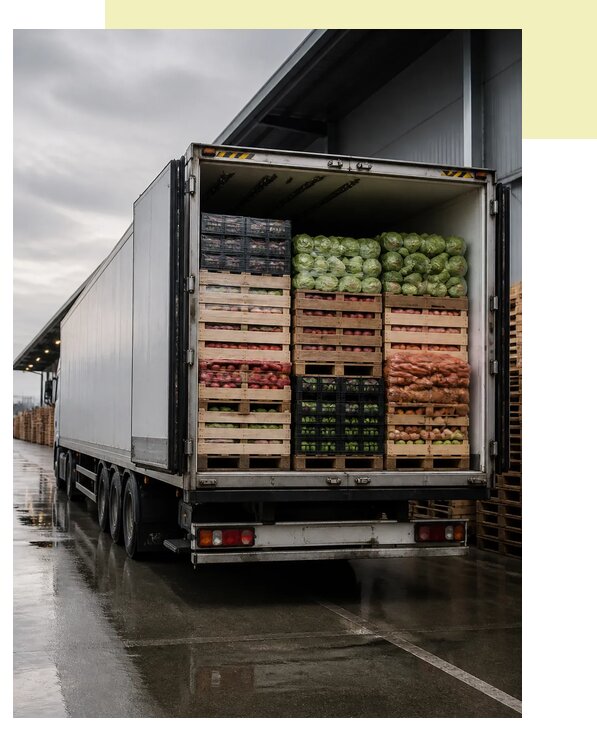 Перевозка плодоовощной продукции в Энгельса по цене от 5330 р. | Агросервис-Энг
