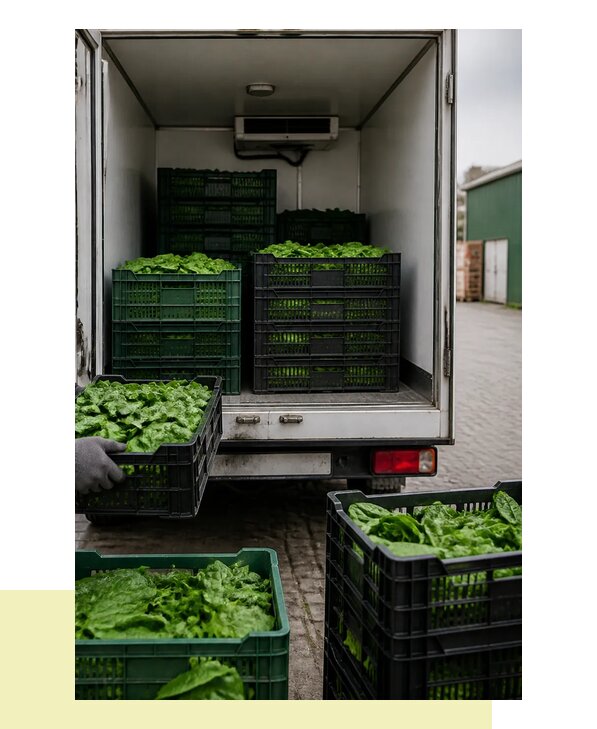 Перевозка шпината в Энгельса с сохранением свежести продукции